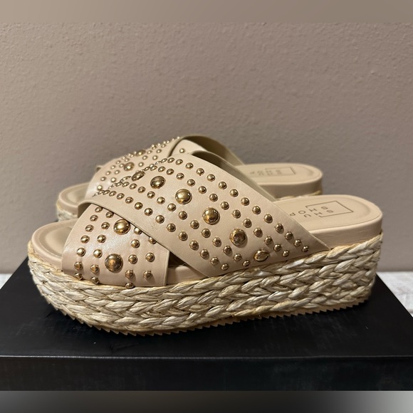 Shu Shop Kaia Platform Sandal - NIB - Picture 2 of 8